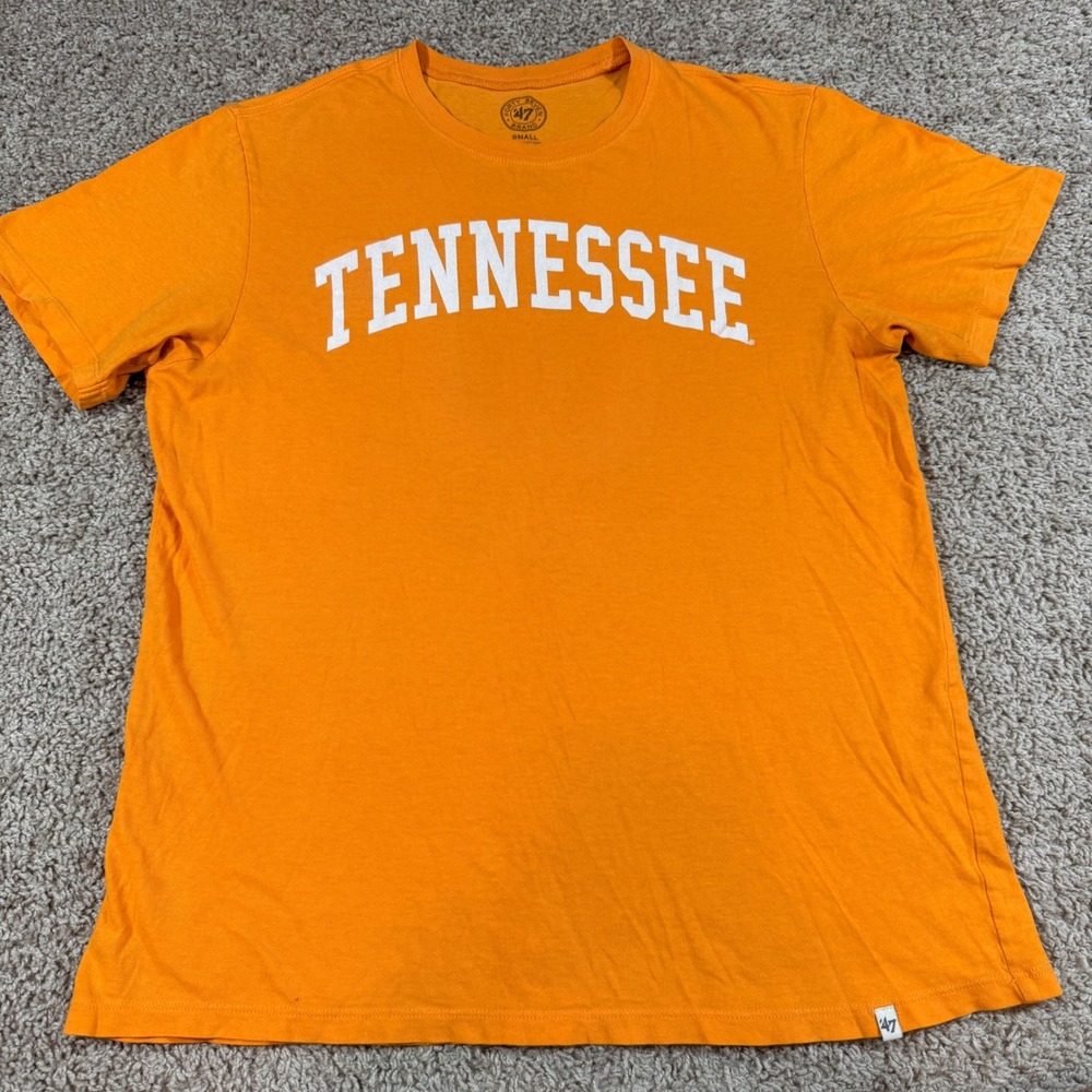 '47 Brand T-Shirt Mens Small Orange Good Tennessee Volunteers UT Graphic Tee